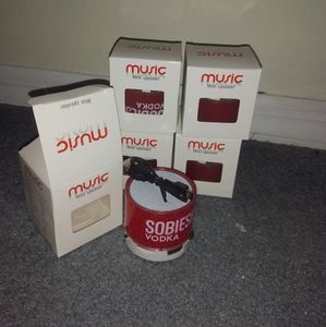 SOBIESKI Vodka Mini Music Speakers LOT OF 8 (NEW IN BOX)